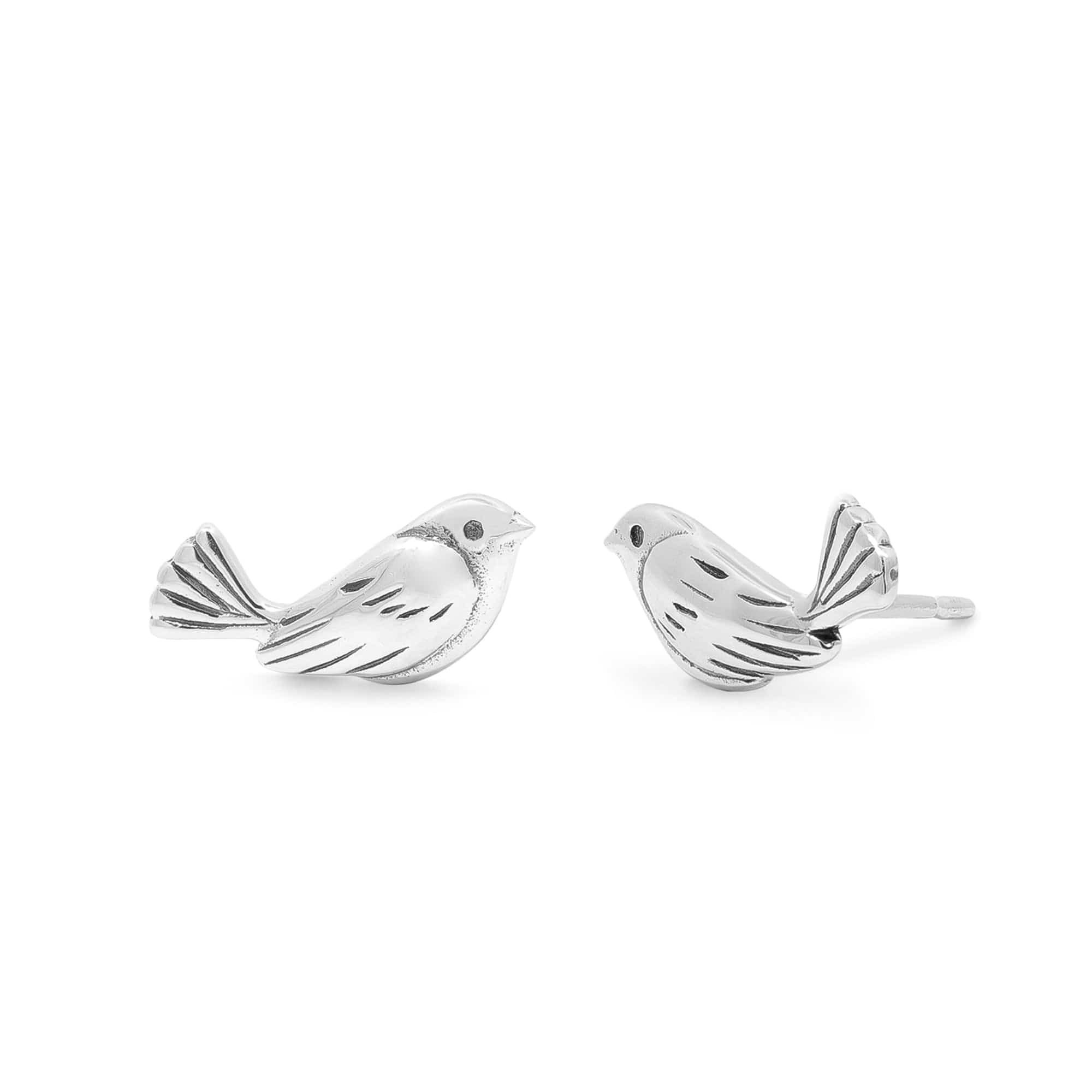 Boma Jewelry Earrings Sparrow Bird Stud Earrings