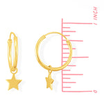 Boma Jewelry Earrings Star Hoops