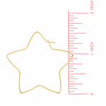 Boma Jewelry Earrings Star Wire Hoops
