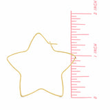 Boma Jewelry Earrings Star Wire Hoops