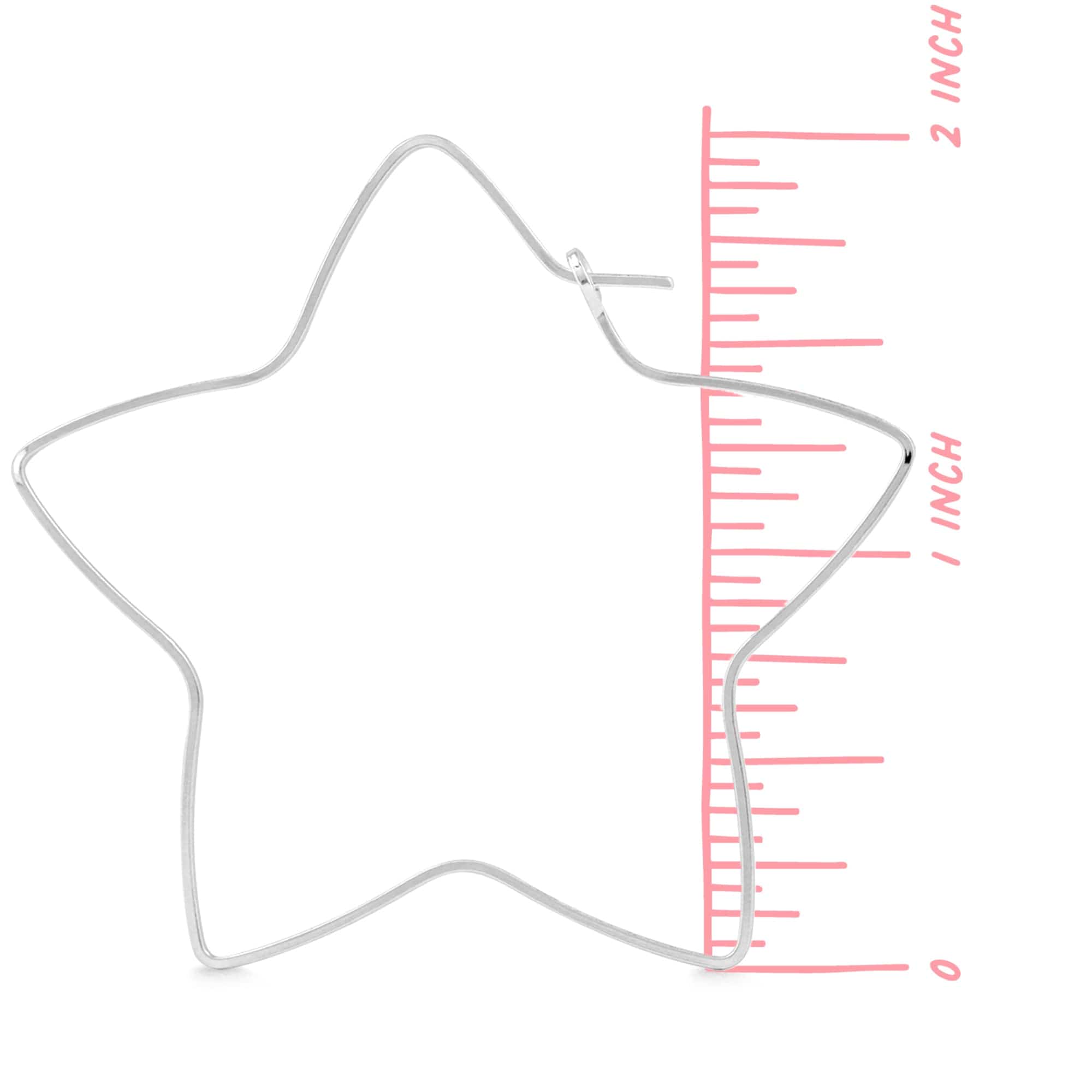 Boma Jewelry Earrings Star Wire Hoops