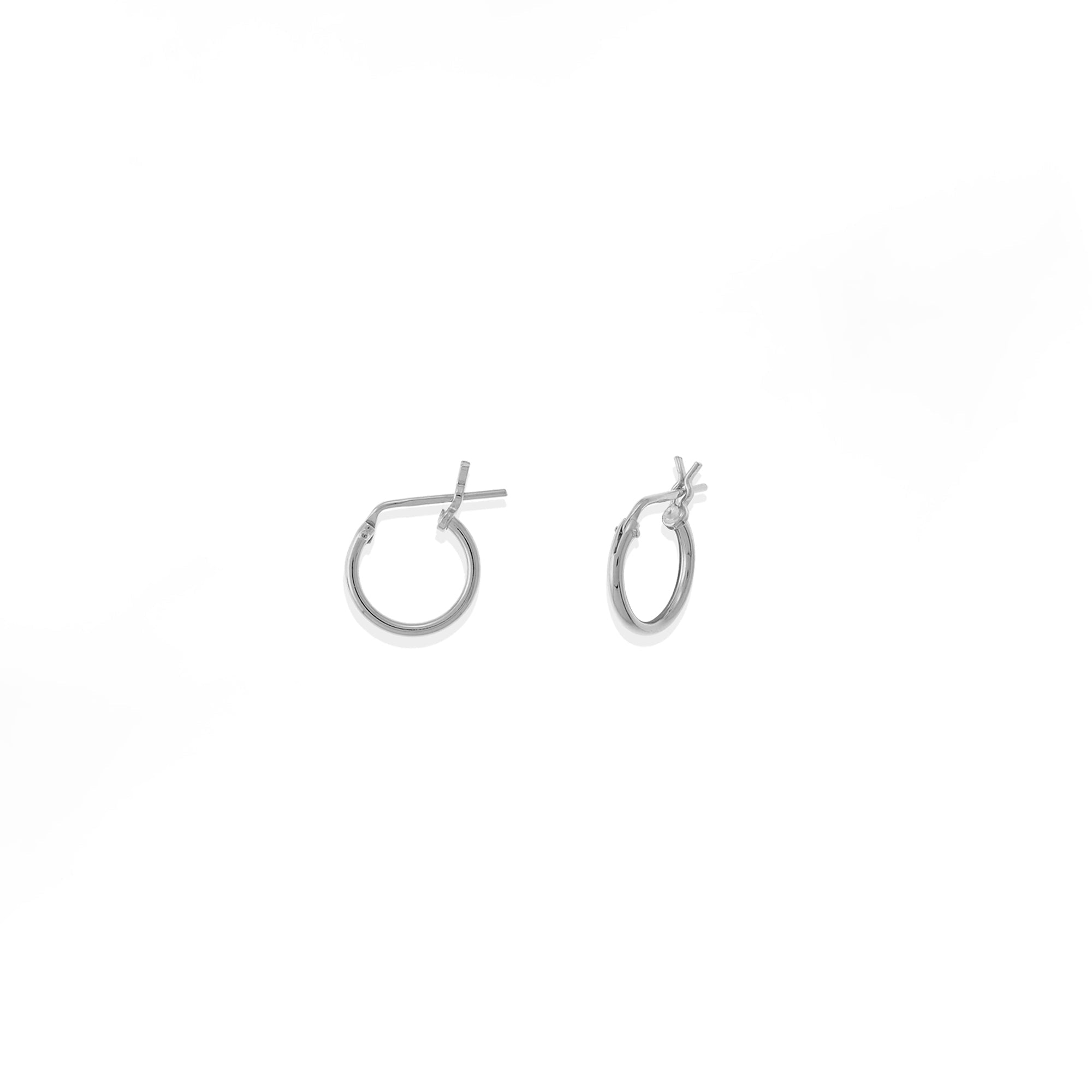 Boma Jewelry Earrings Sterling Silver / 0.3" Belle Hoops