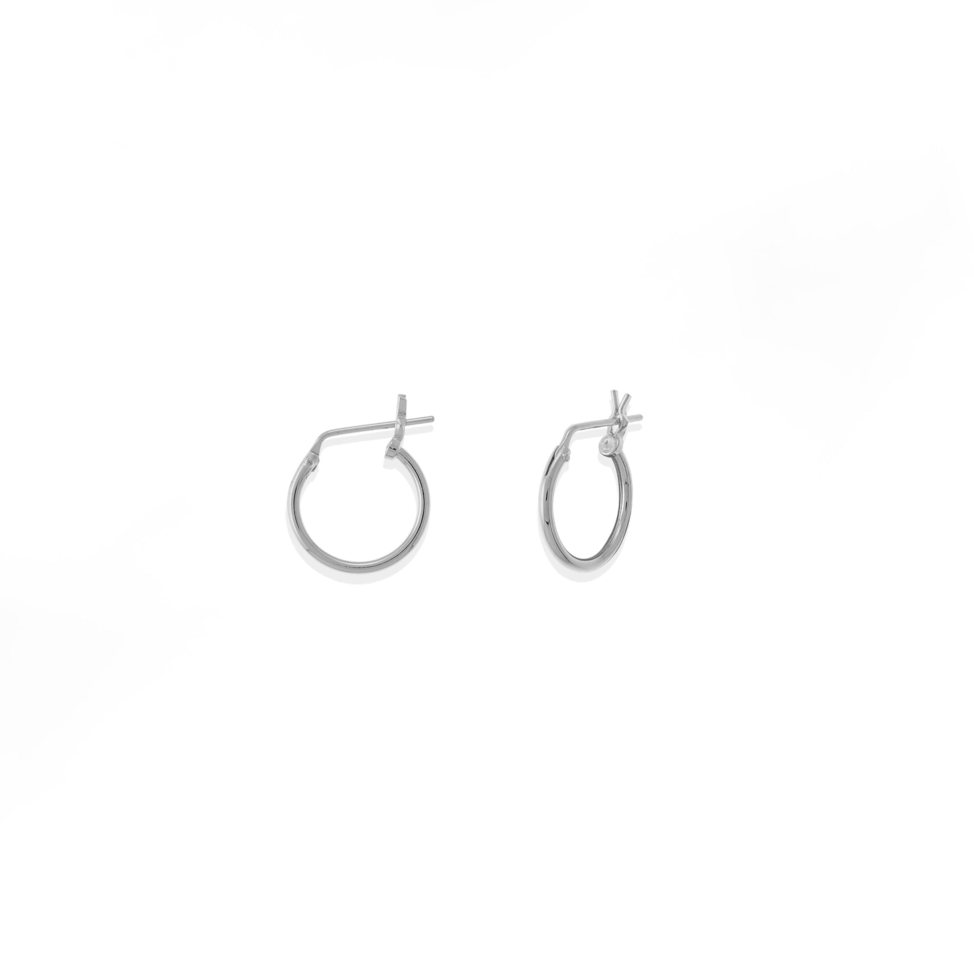 Boma Jewelry Earrings Sterling Silver / 0.5" Belle Hoops