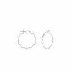 Boma Jewelry Earrings Sterling Silver / 1" Bubble Hoops