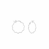 Boma Jewelry Earrings Sterling Silver / 1" Bubble Hoops