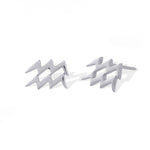 Boma Jewelry Earrings Sterling Silver / Aquarius Zodiac Studs