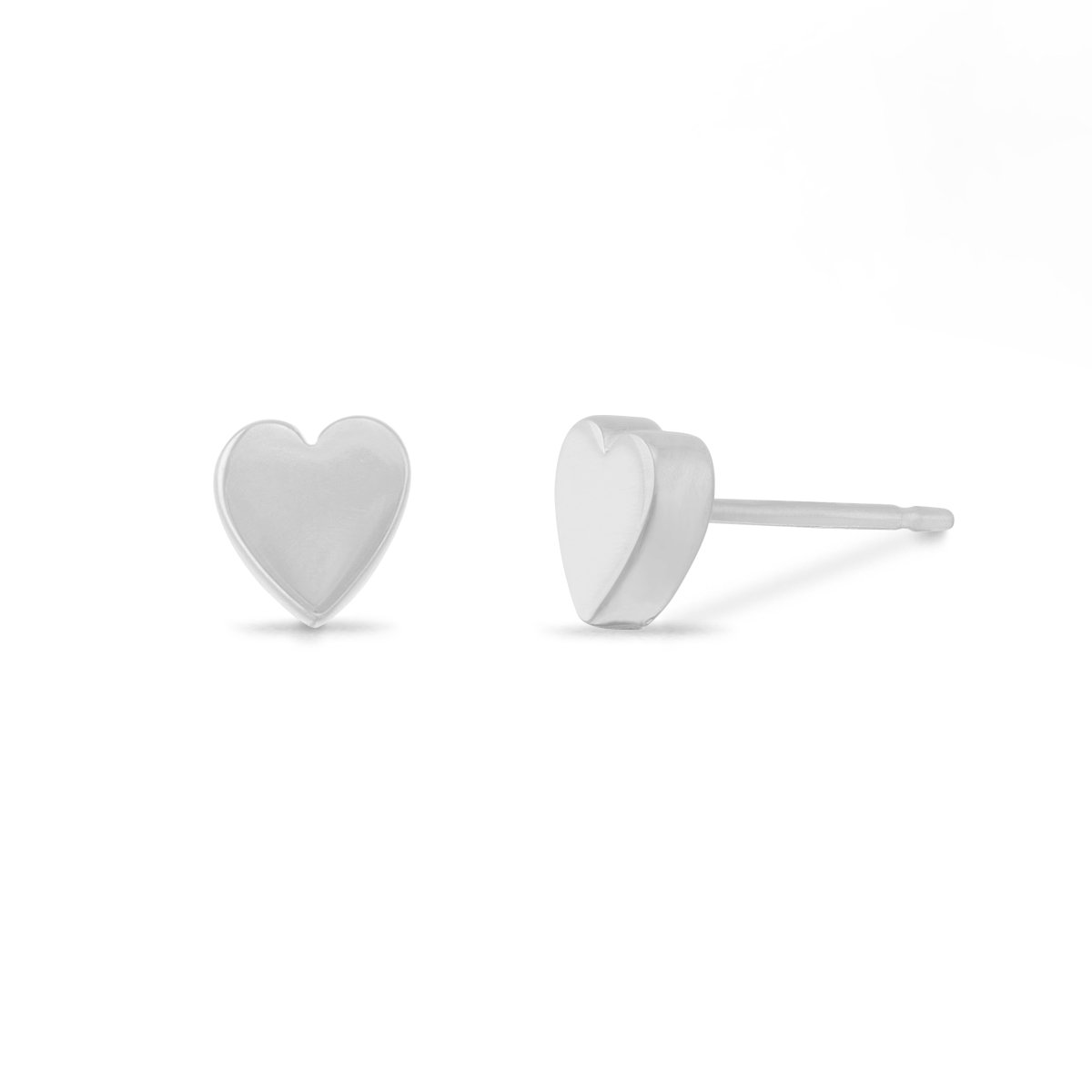 Boma Jewelry Earrings Sterling Silver Belle Heart Studs