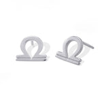 Boma Jewelry Earrings Sterling Silver / Libra Zodiac Studs