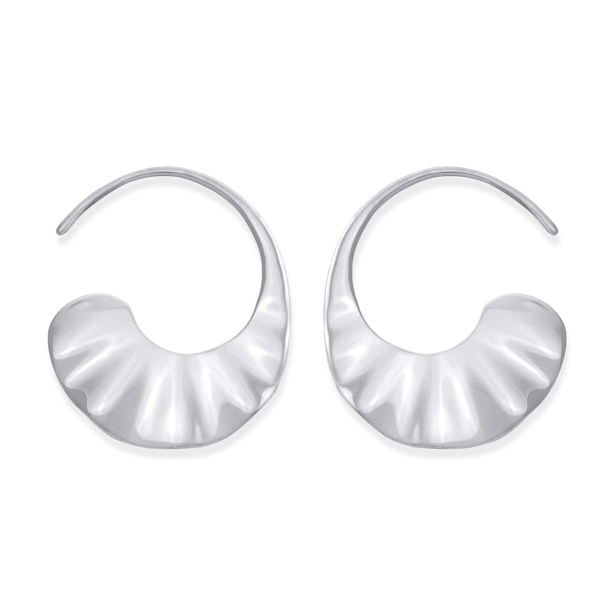 Boma Jewelry Earrings Sterling Silver Veora Hoops