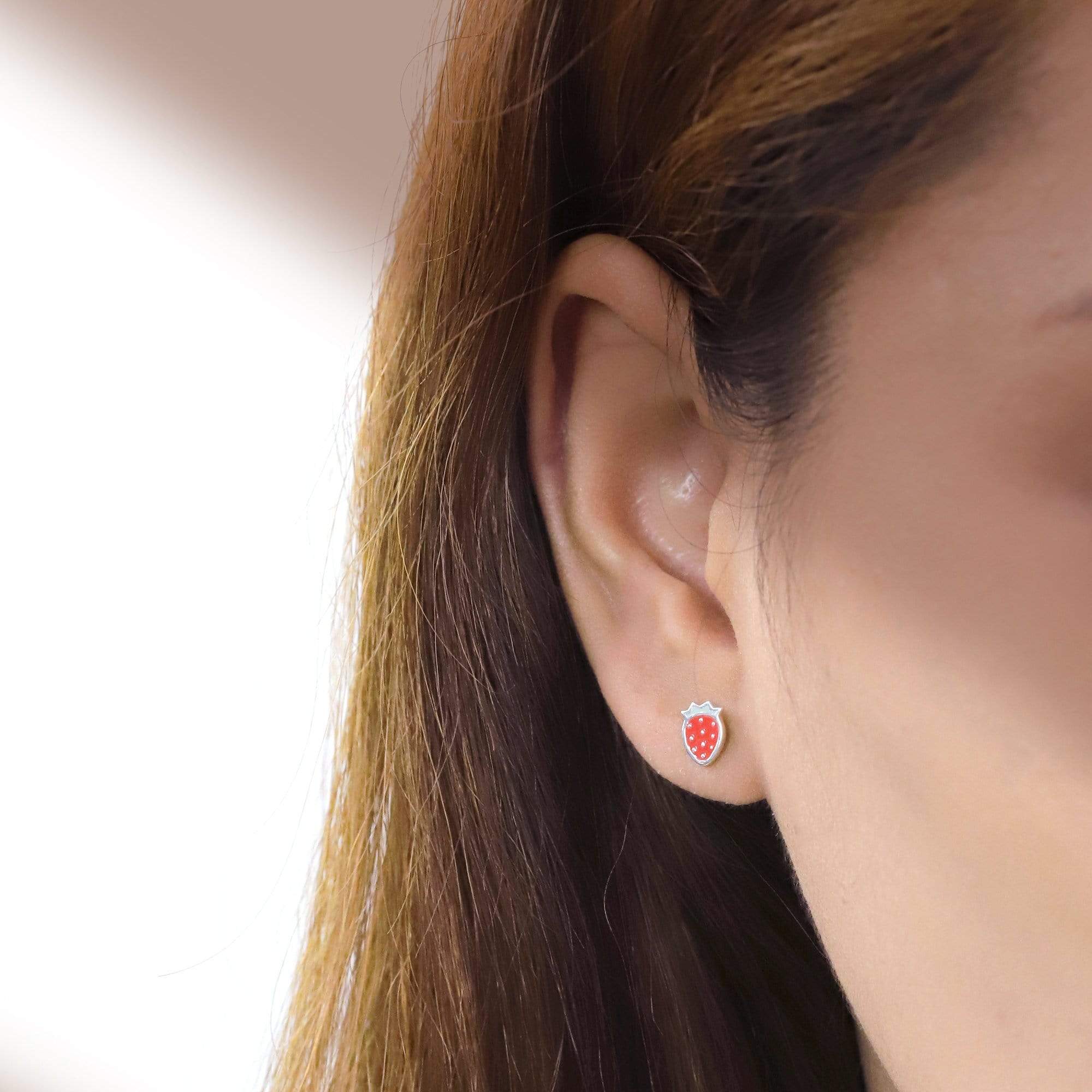 Boma Jewelry Strawberry Earrings Studs