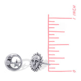Boma Jewelry Earrings Sun and Moon Studs
