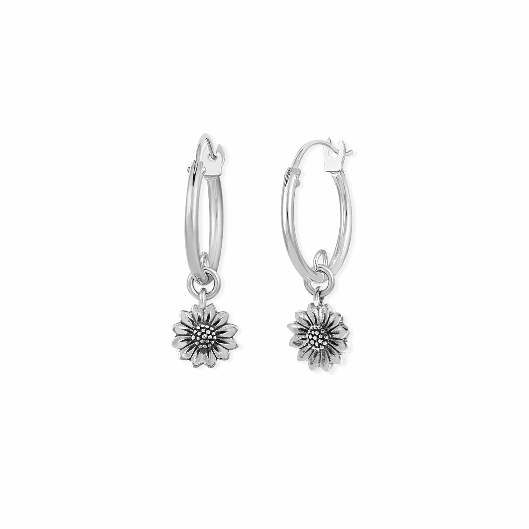 Boma Jewelry Earrings Sunflower Hoops