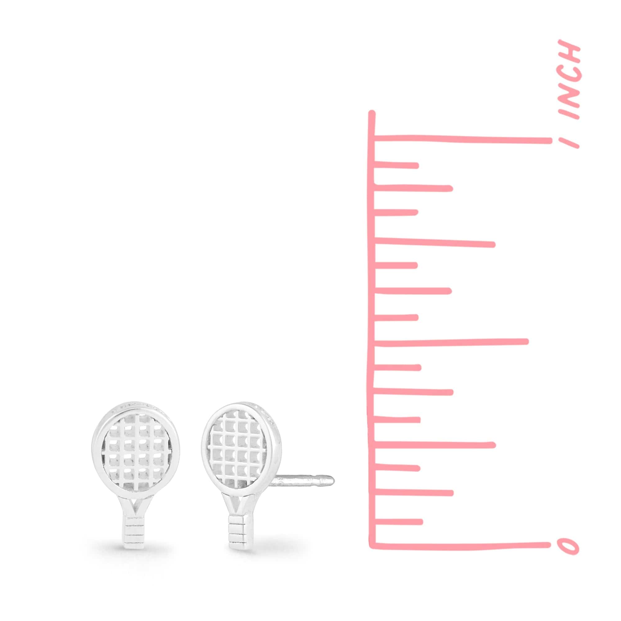 Boma Jewelry Earrings Tennis Racquet Studs