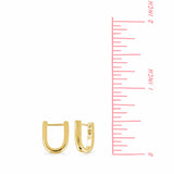 Boma Jewelry Earrings U-Shape Huggie Hoops