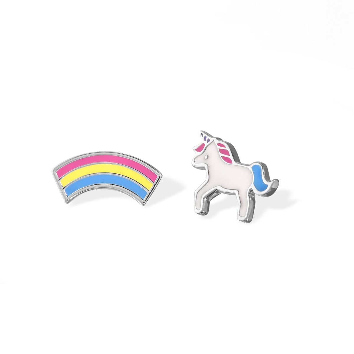 Boma Jewelry Earrings Unicorn and Rainbow Studs