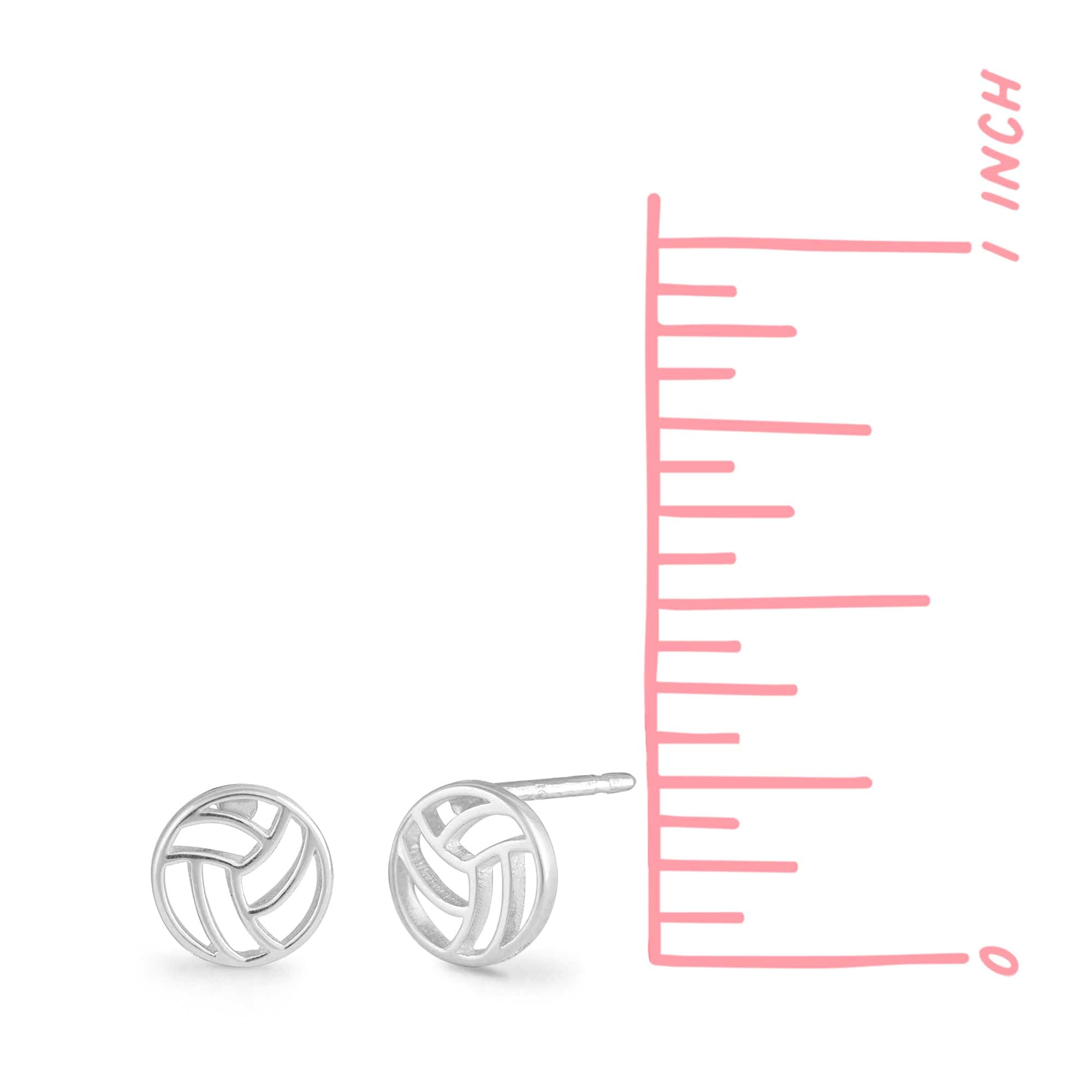 Boma Jewelry Earrings Volleyball Studs