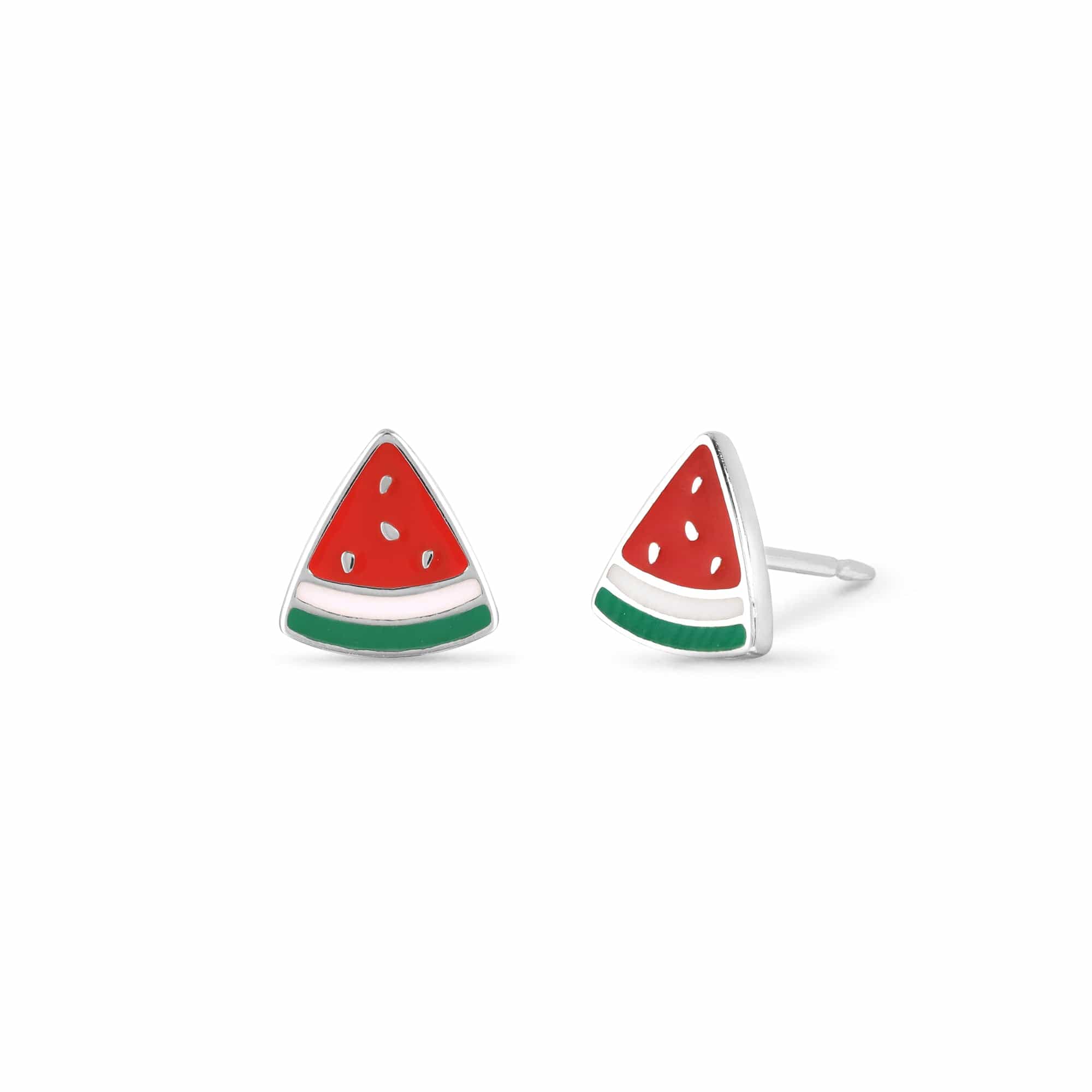 Boma Jewelry Earrings Watermelon Slice Studs