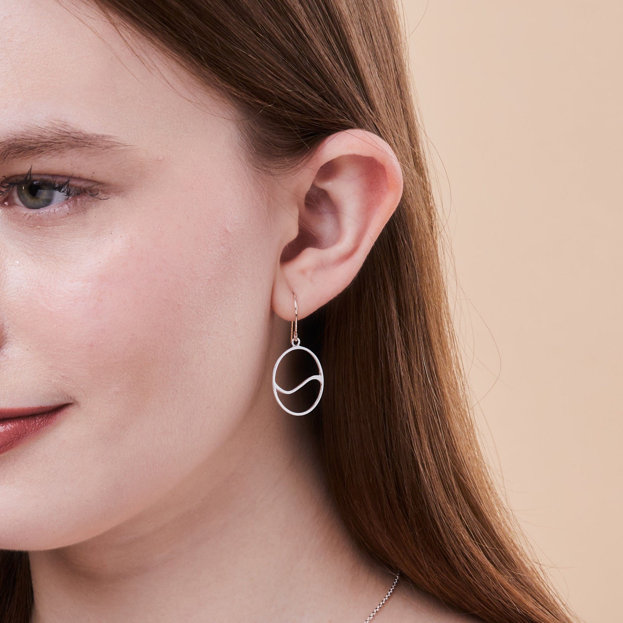 Boma Jewelry Earrings Wave Open Circle Earrings