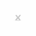 Boma Jewelry Earrings X Alphabet Single Letter Stud