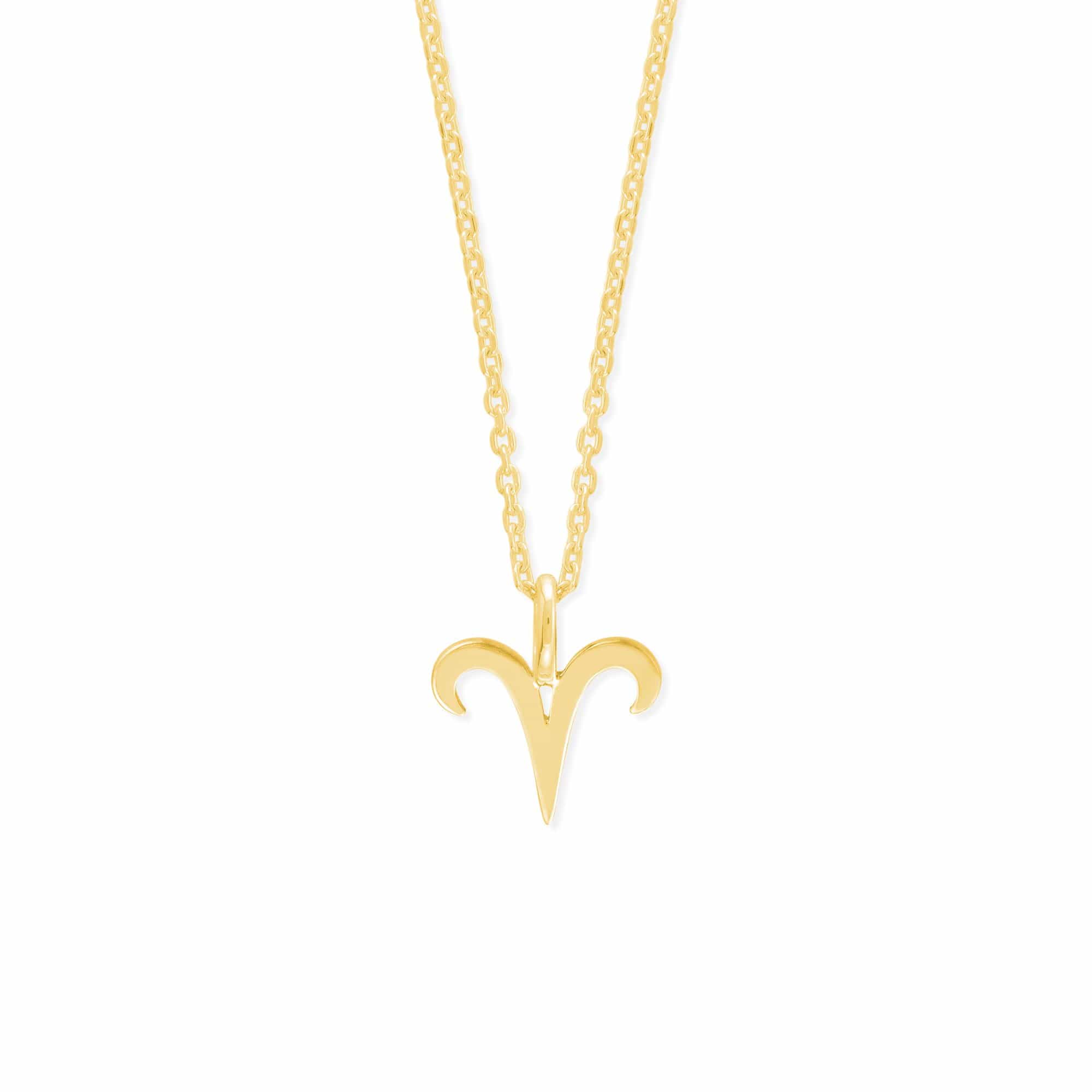 Boma Jewelry Necklaces 14K Gold Plated / Aries Zodiac Necklace