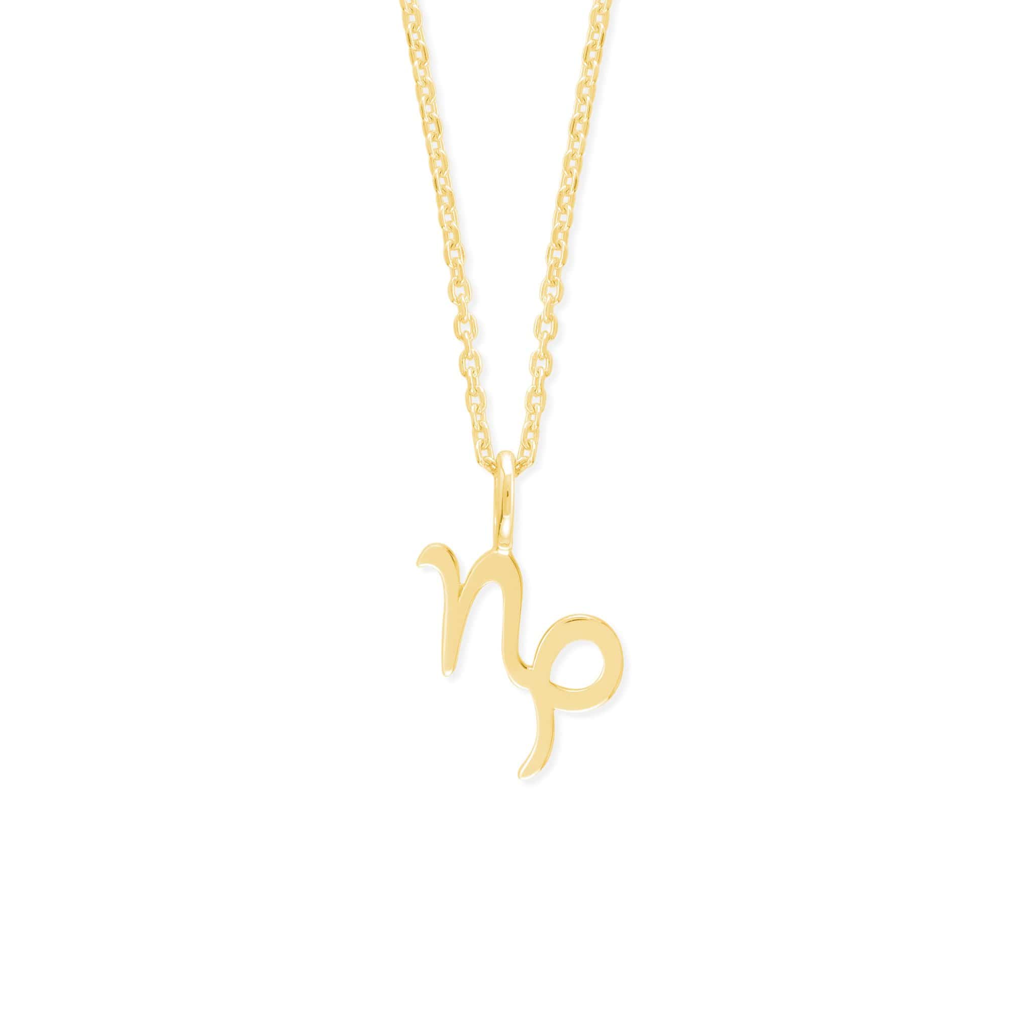 Boma Jewelry Necklaces 14K Gold Plated / Capricorn Zodiac Necklace