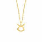 Boma Jewelry Necklaces 14K Gold Plated / Taurus Zodiac Necklace