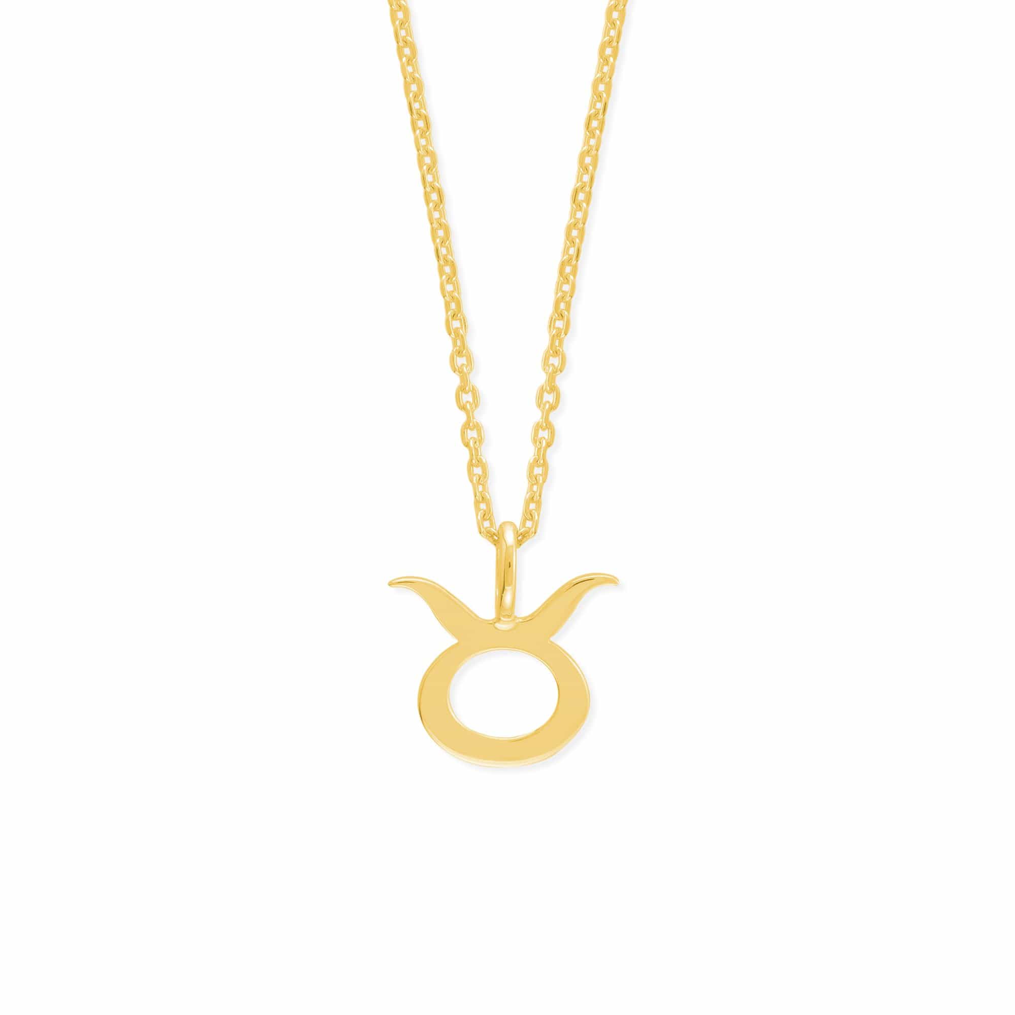 Boma Jewelry Necklaces 14K Gold Plated / Taurus Zodiac Necklace