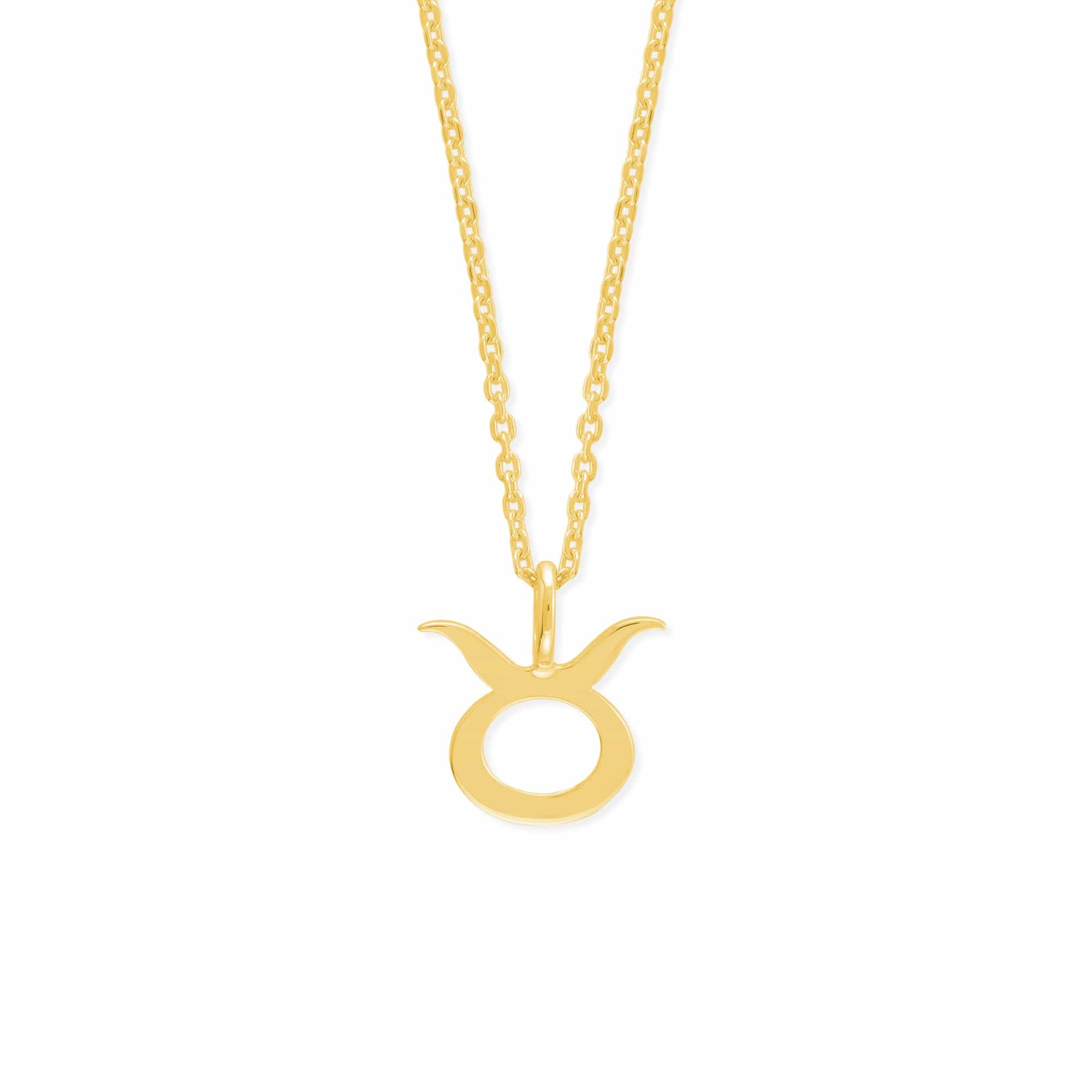 Boma Jewelry Necklaces 14K Gold Plated / Taurus Zodiac Necklace