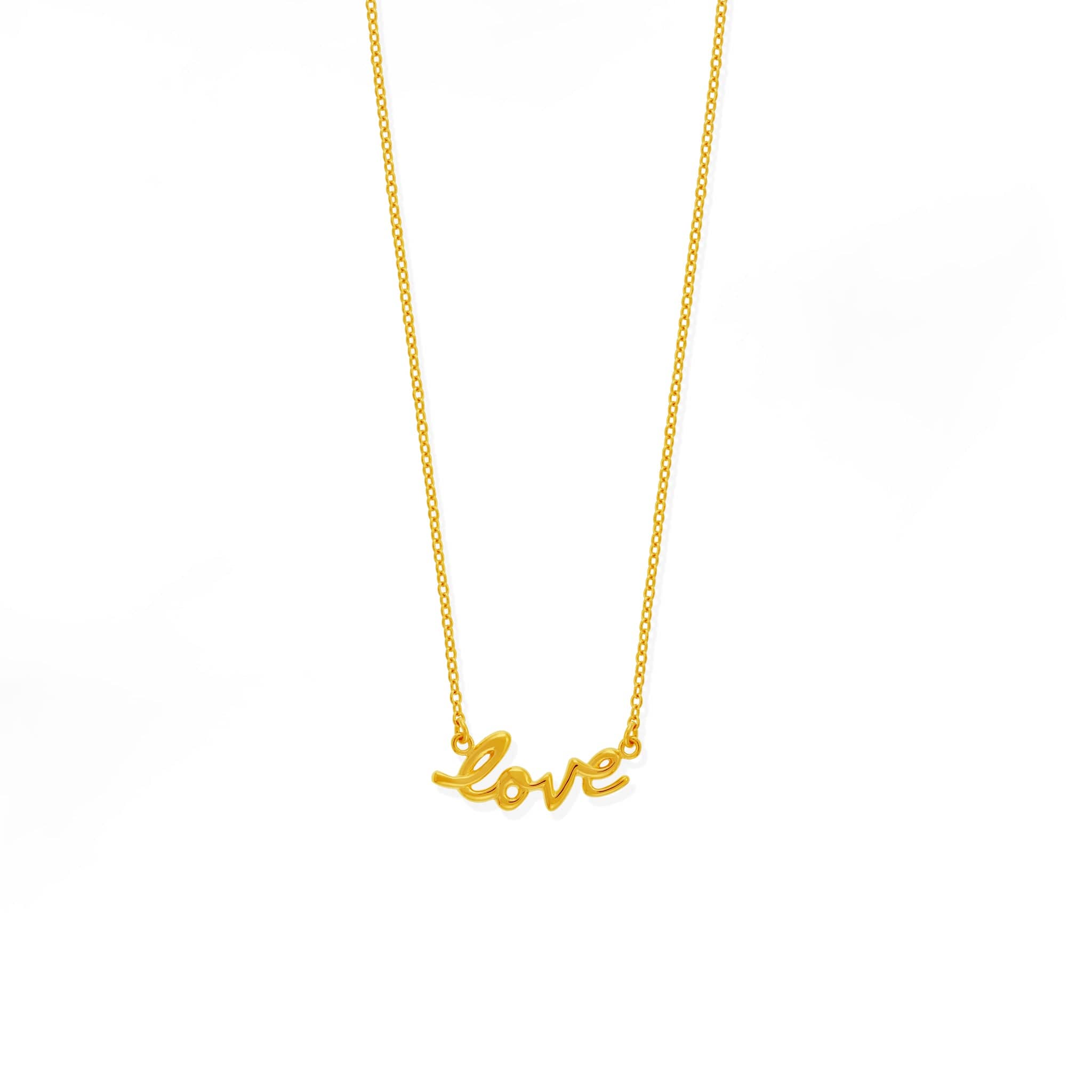 Boma Jewelry Necklaces 14K Gold Vermeil Love Necklace