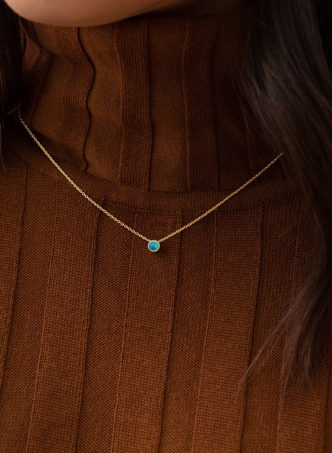 Boma Jewelry Necklaces Belle Dot Pendant Necklace Gold