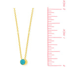 Boma Jewelry Necklaces Belle Dot Pendant Necklace Gold
