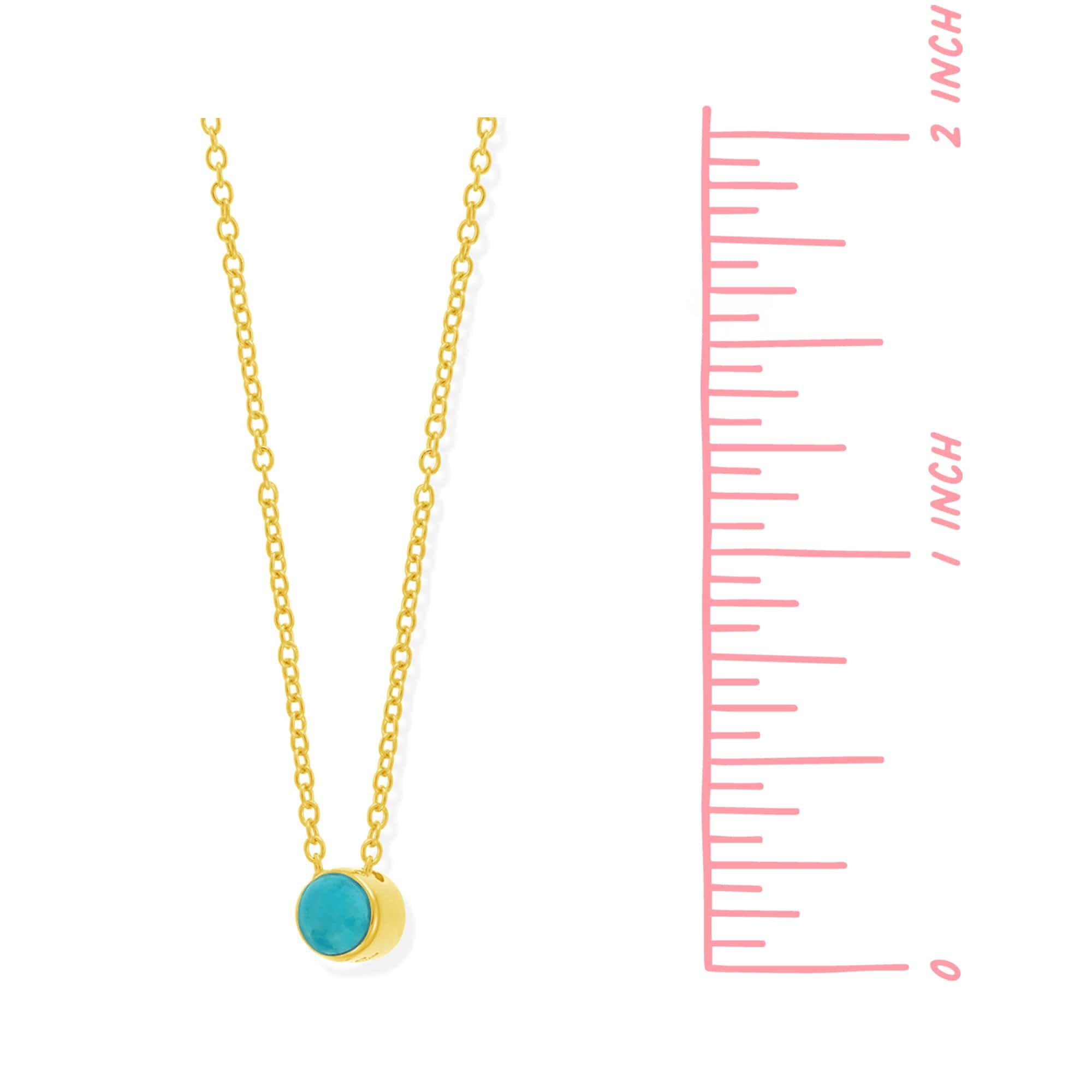 Boma Jewelry Necklaces Belle Dot Pendant Necklace Gold