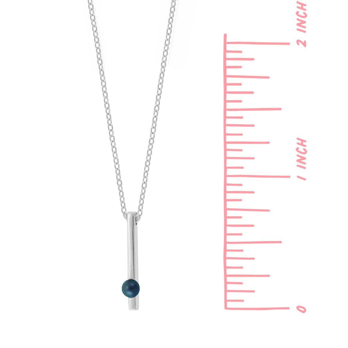 Boma Jewelry Necklaces Belle Pearl Long Bar Necklace