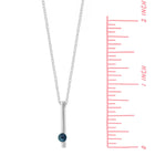 Boma Jewelry Necklaces Belle Pearl Long Bar Necklace