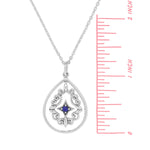Boma Jewelry Necklaces Bohemian Filigree Necklace with Stone
