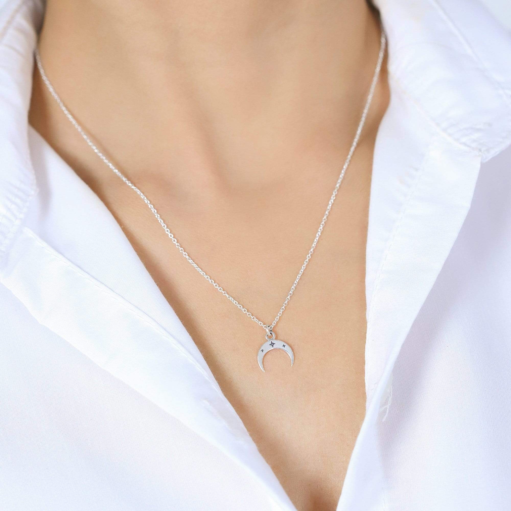 Boma Jewelry Necklaces Crescent Moon Necklace