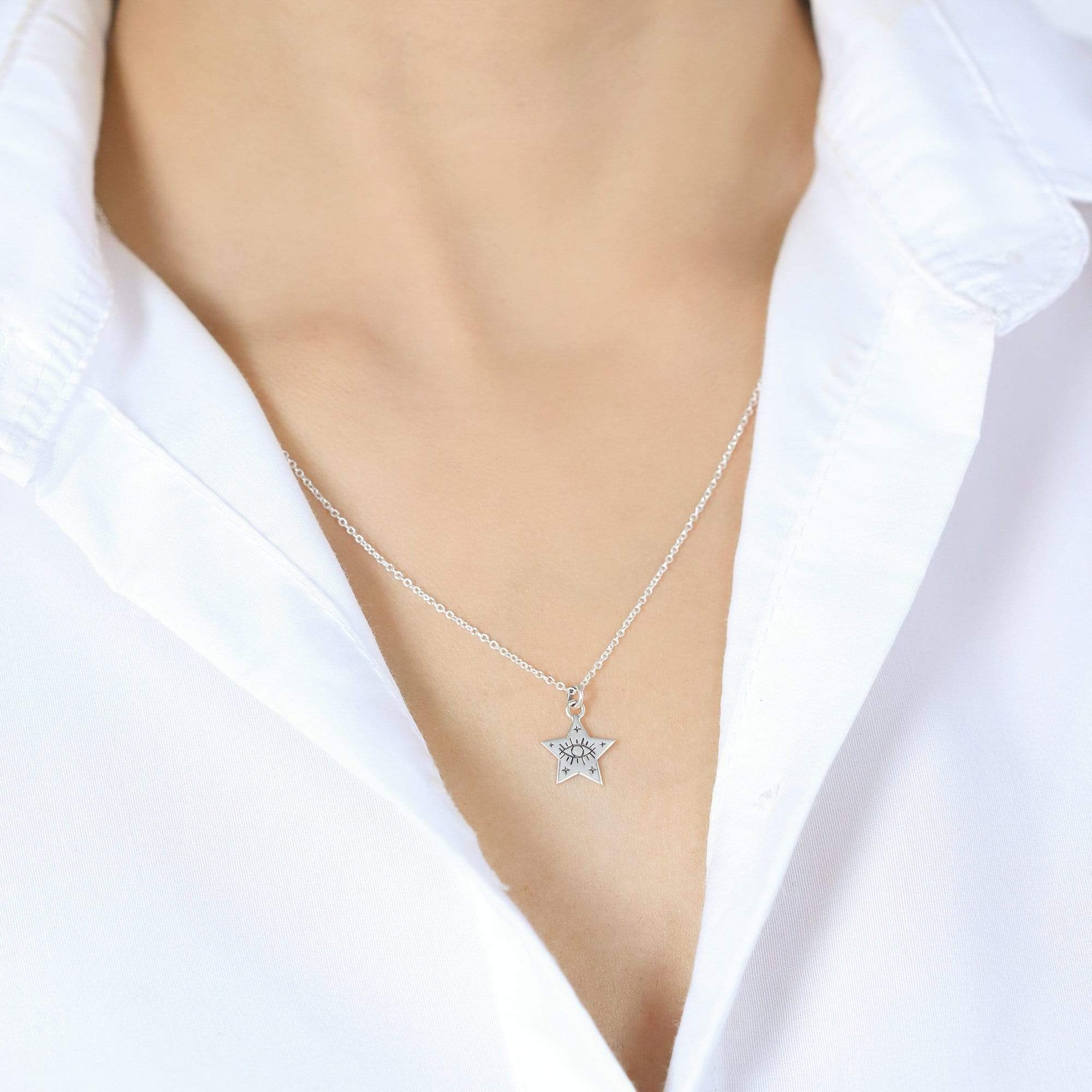 Boma Jewelry Necklaces Evil Eye Star Necklace