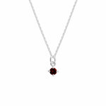 Boma Jewelry Necklaces Garnet Colored Gemstone Necklace