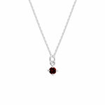 Boma Jewelry Necklaces Garnet Colored Gemstone Necklace