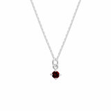 Boma Jewelry Necklaces Garnet Colored Gemstone Necklace