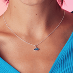 Boma Jewelry Necklaces Good and Evil Eye Charm Necklace