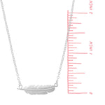 Boma Jewelry Necklaces Horizontal Feather Necklace