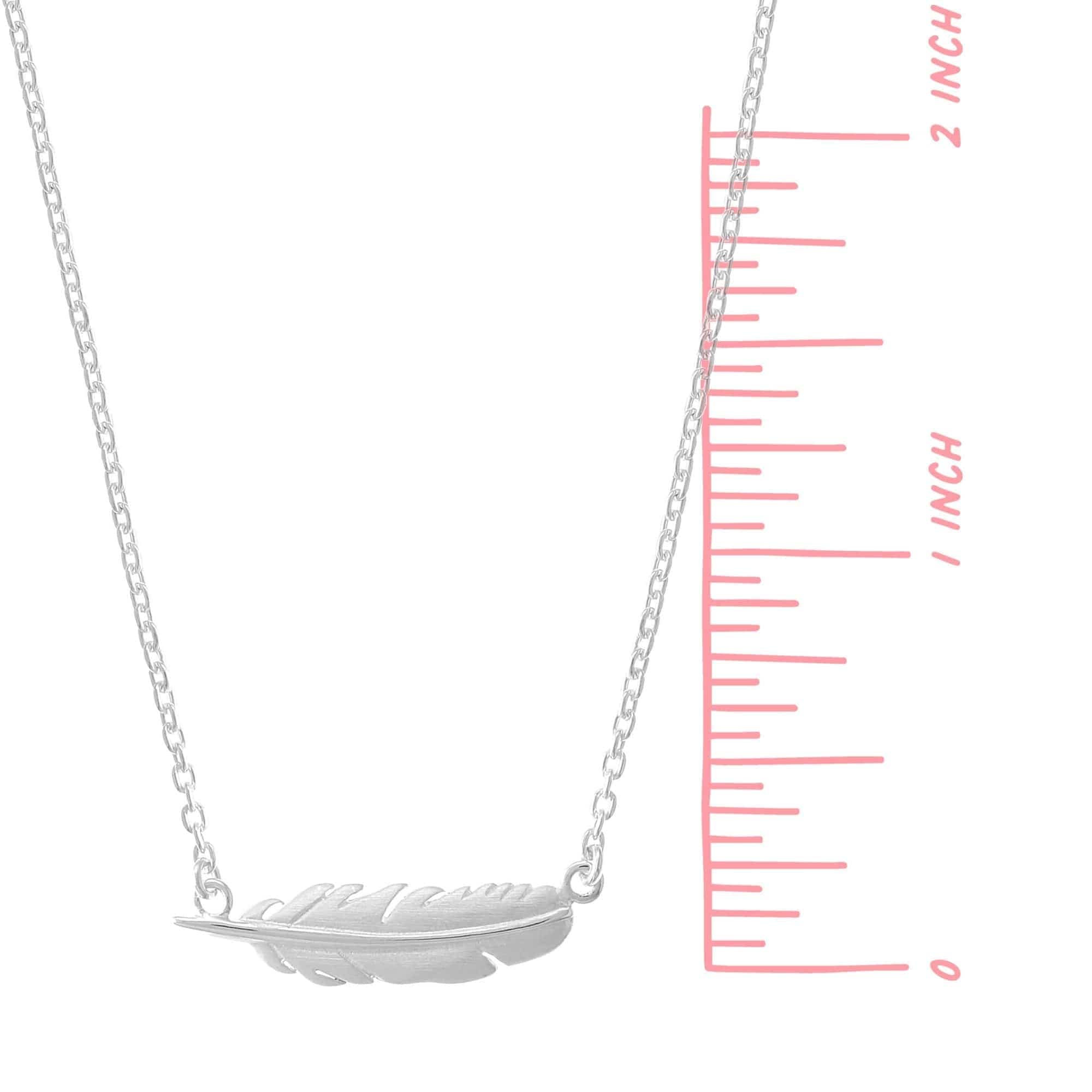Boma Jewelry Necklaces Horizontal Feather Necklace