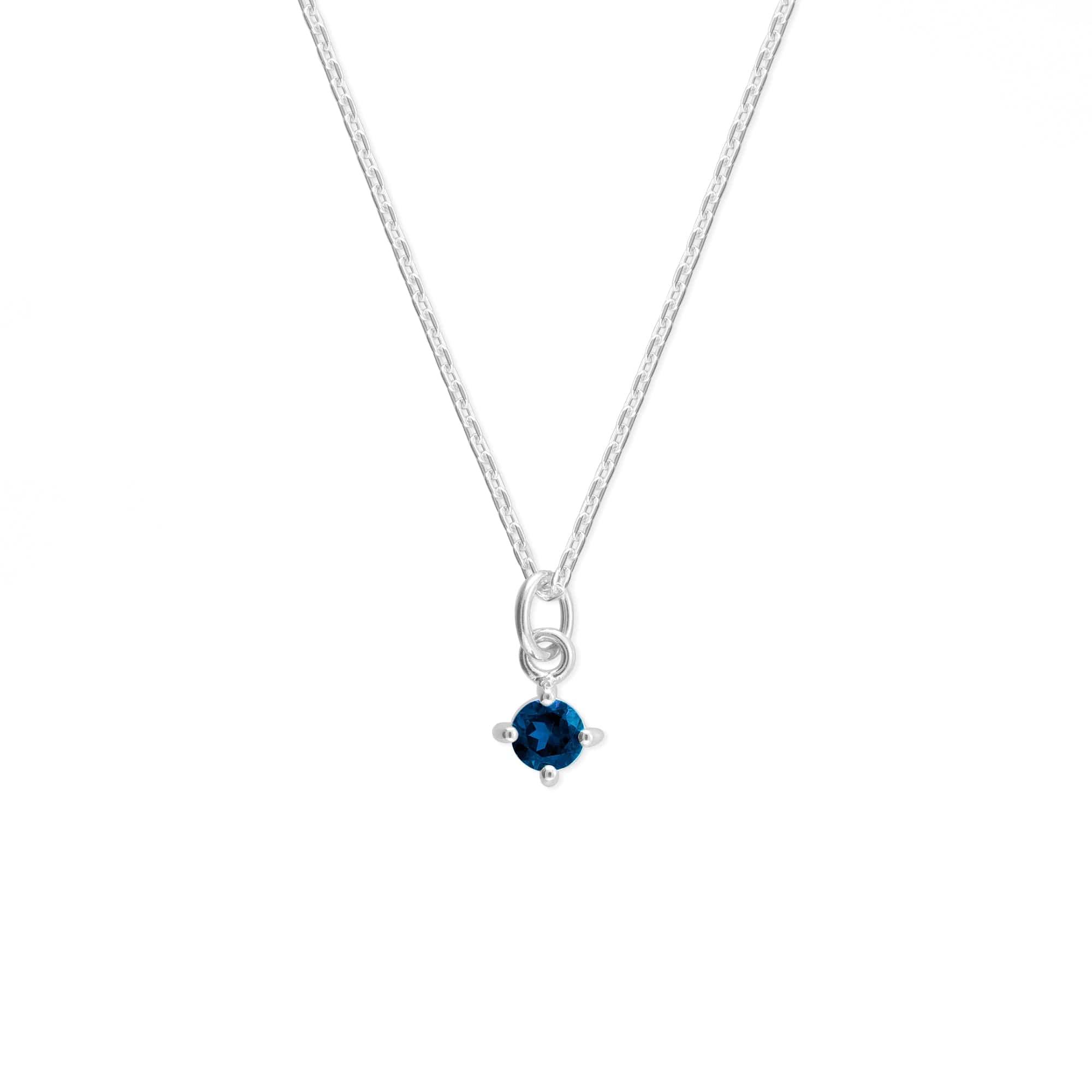 Boma Jewelry Necklaces London Blue Topaz Colored Gemstone Necklace