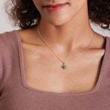 Boma Jewelry Necklaces Lotus Necklace with Stone Pendant