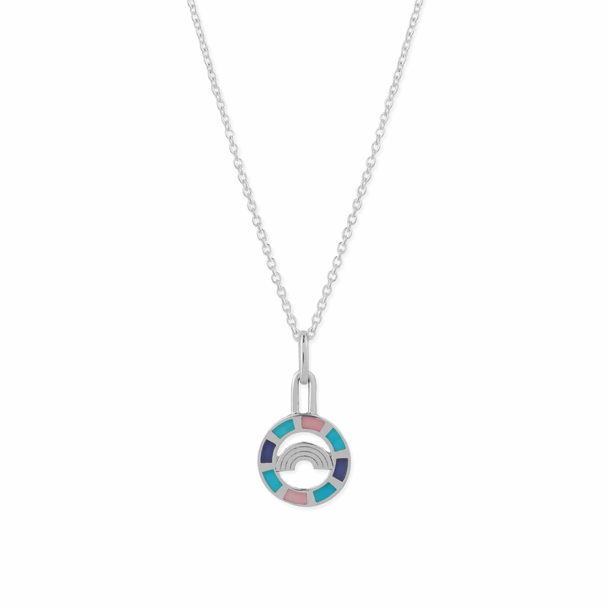 Boma Jewelry Necklaces Necklace and Charm Rainbow of Optimism Charm Necklace