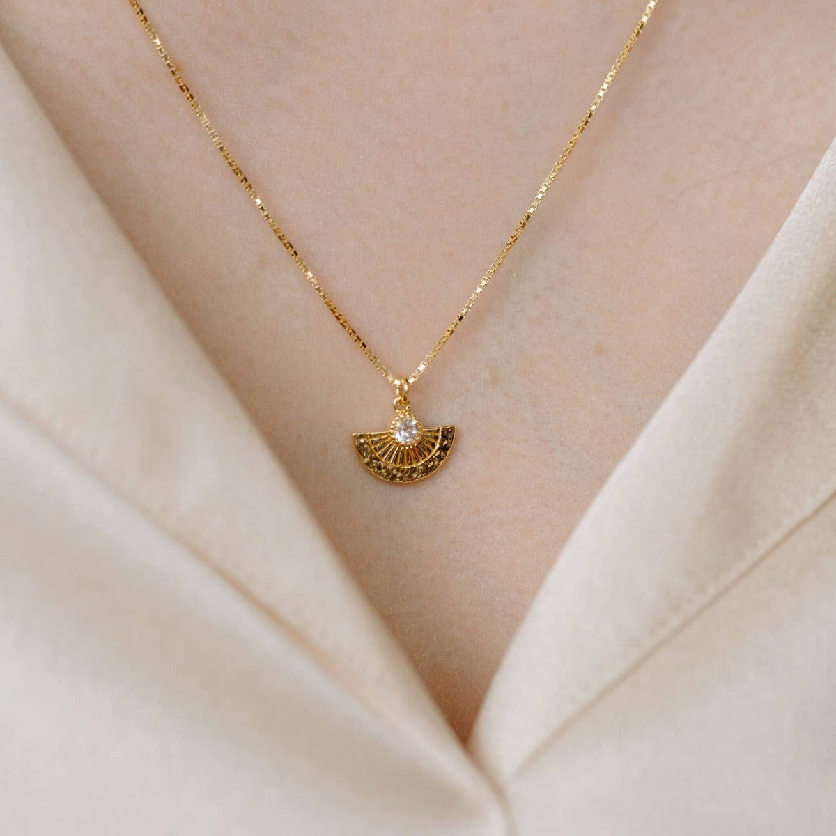 Boma Jewelry Necklaces Nia Fan Necklace