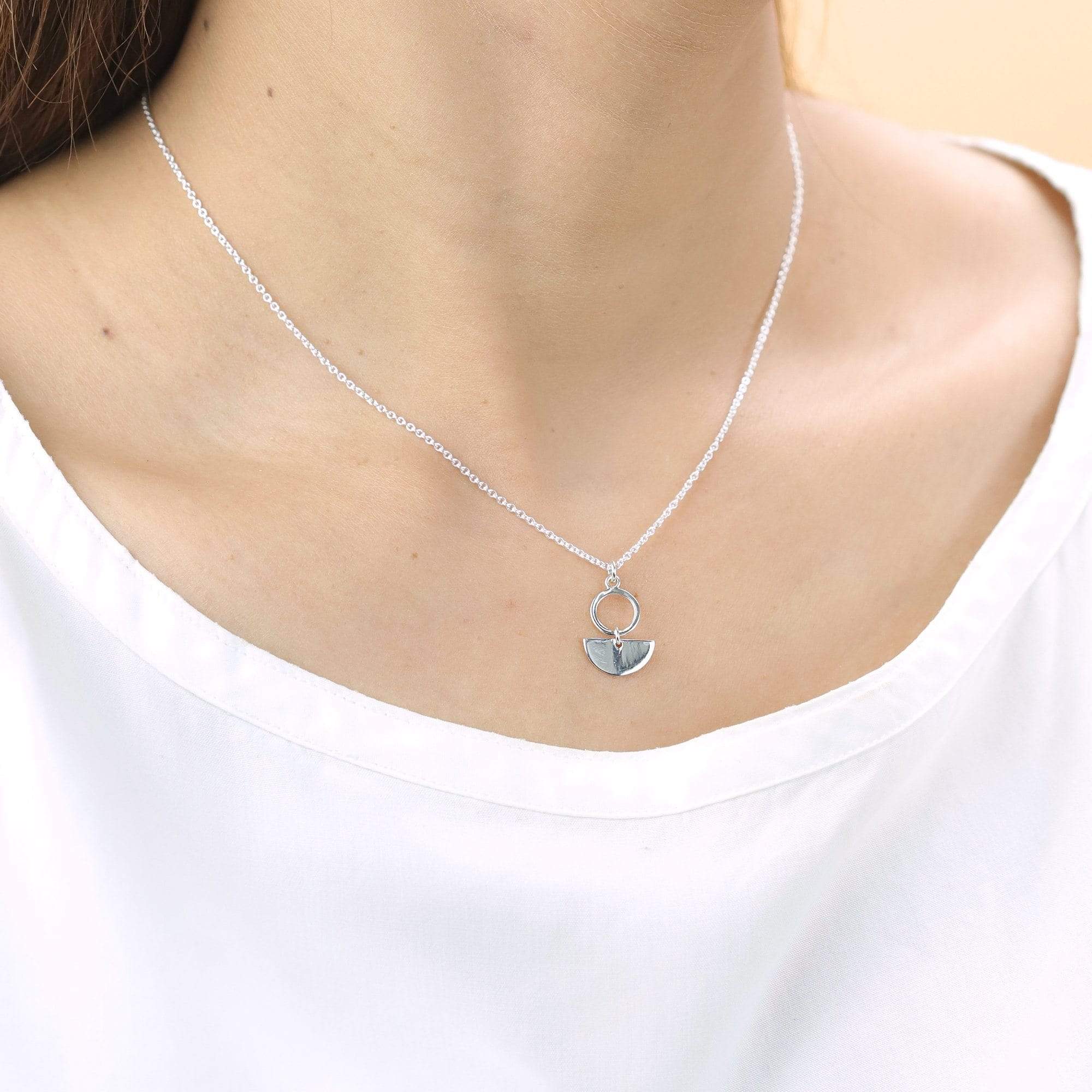Boma Jewelry Necklaces Semi-Circle Necklace