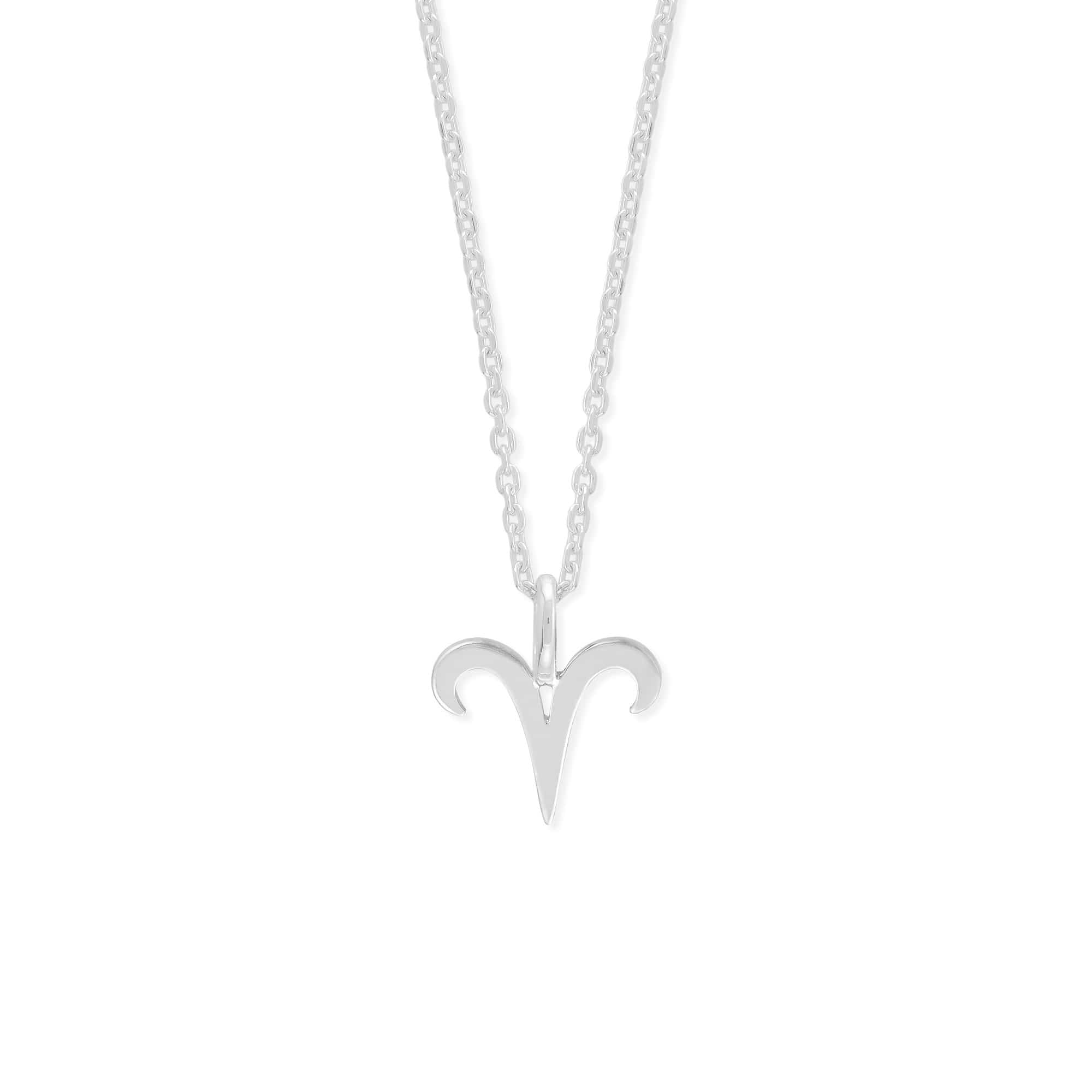 Boma Jewelry Necklaces Sterling Silver / Aries Zodiac Necklace