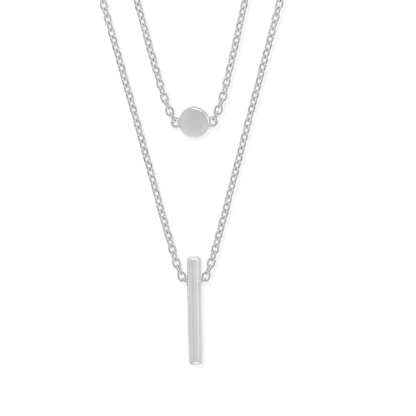 Sterling Silver Star Pendant CZ Layered Necklace – Sterling Forever